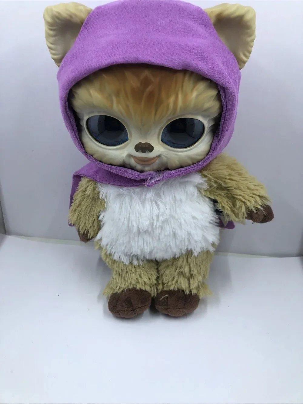 Disney Star Wars 10” Galactic Pals Ewok Girl Purple Hood 2022 Mattel